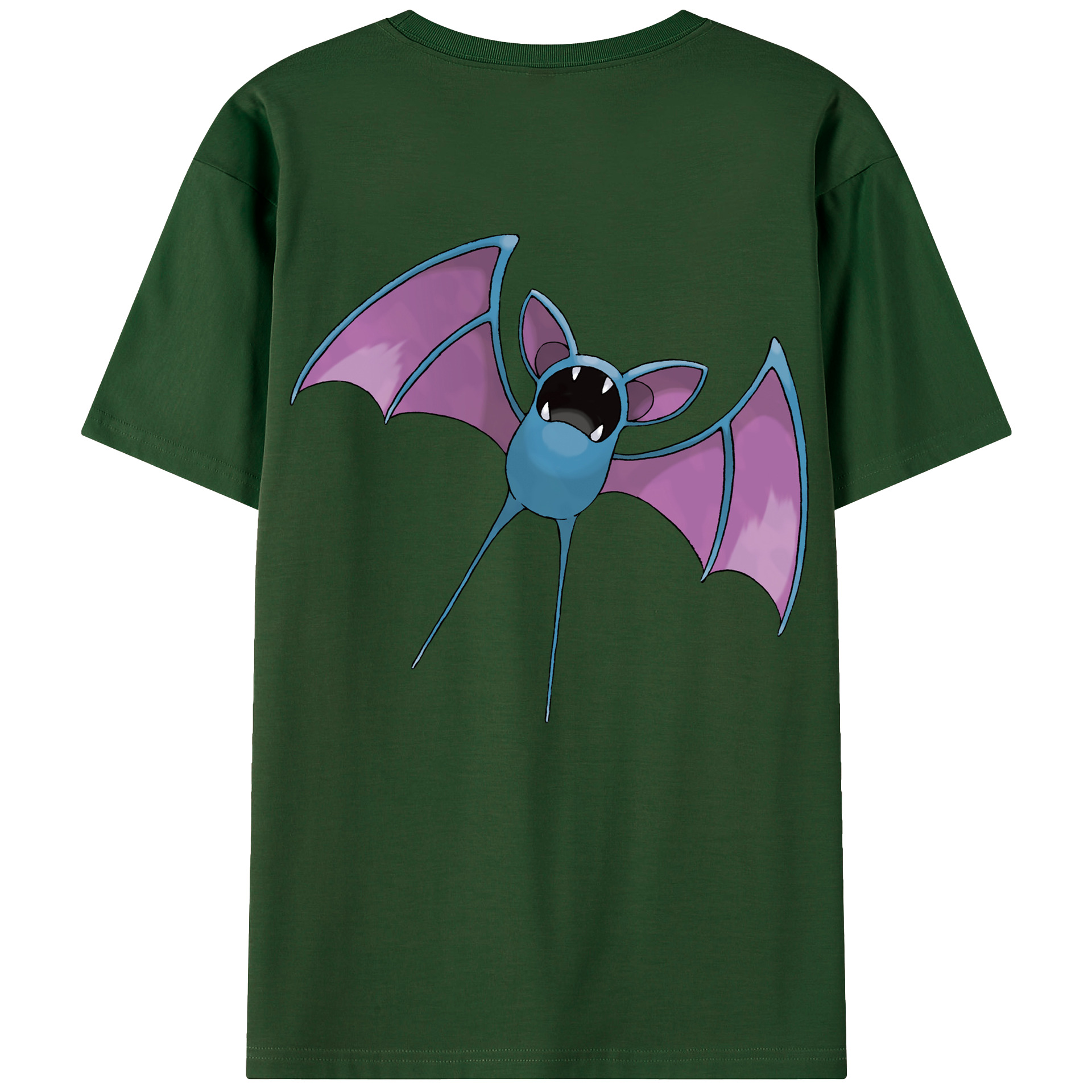 （画像用） ポケットモンスター Pokémon 綿100％半袖Tシャツ（背面プリント）